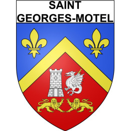 Saint-Georges-Motel 27 ville Stickers blason autocollant adhésif
