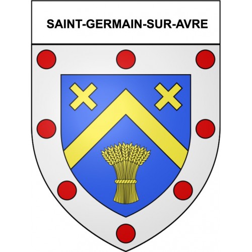 Stickers coat of arms Bazas adhesive sticker