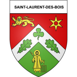 Stickers coat of arms Bazas adhesive sticker
