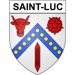 Saint-Luc 27 ville Stickers blason autocollant adhésif