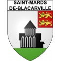 Saint-Mards-de-Blacarville 27 ville Stickers blason autocollant adhésif