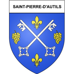 Stickers coat of arms Bazas adhesive sticker