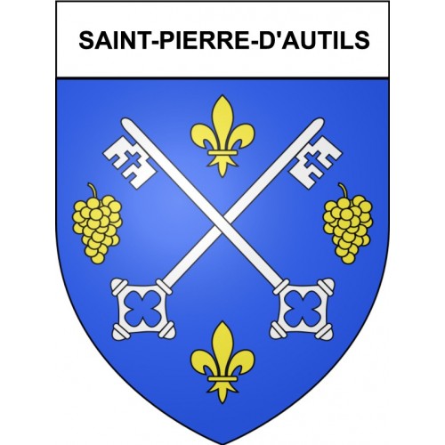 Saint-Pierre-d'Autils 27 ville Stickers blason autocollant adhésif
