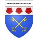 Saint-Pierre-des-Fleurs 27 ville Stickers blason autocollant adhésif