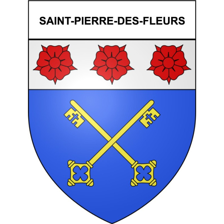 Stickers coat of arms Bazas adhesive sticker