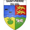 Saint-Pierre-du-Val 27 ville Stickers blason autocollant adhésif