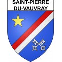 Saint-Pierre-du-Vauvray 27 ville Stickers blason autocollant adhésif