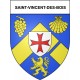 Saint-Vincent-des-Bois 27 ville Stickers blason autocollant adhésif