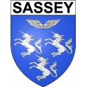 Sassey 27 ville Stickers blason autocollant adhésif