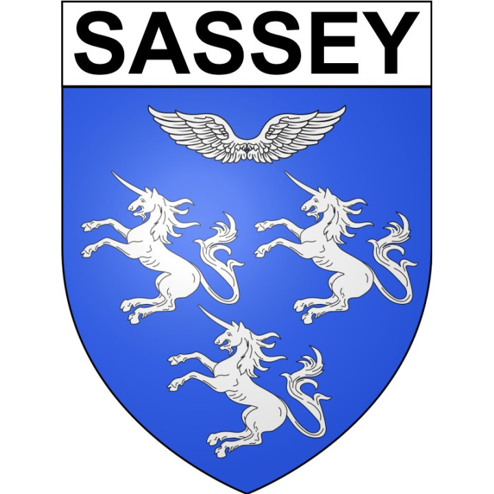 Stickers coat of arms Bazas adhesive sticker