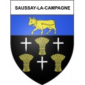 Saussay-la-Campagne 27 ville Stickers blason autocollant adhésif