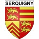 Serquigny 27 ville Stickers blason autocollant adhésif