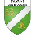 Sylvains-les-Moulins 27 ville Stickers blason autocollant adhésif