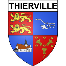 Thierville 27 ville Stickers blason autocollant adhésif