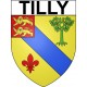 Tilly 27 ville Stickers blason autocollant adhésif