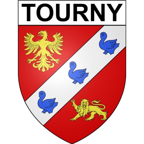Tourny 27 ville Stickers blason autocollant adhésif