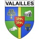 Valailles 27 ville Stickers blason autocollant adhésif