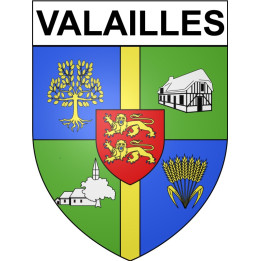 Valailles 27 ville Stickers blason autocollant adhésif