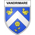 Vandrimare 27 ville Stickers blason autocollant adhésif