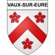 Pegatinas escudo de armas de Vaux-sur-Eure adhesivo de la etiqueta engomada
