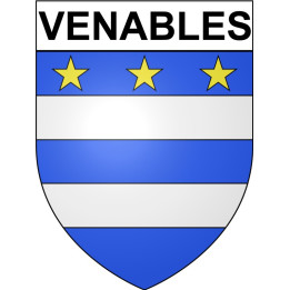 Venables 27 ville Stickers blason autocollant adhésif