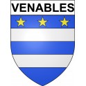 Venables 27 ville Stickers blason autocollant adhésif