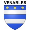 Venables 27 ville Stickers blason autocollant adhésif