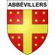 Abbévillers 25 ville Stickers blason autocollant adhésif