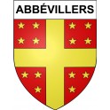 Abbévillers 25 ville Stickers blason autocollant adhésif