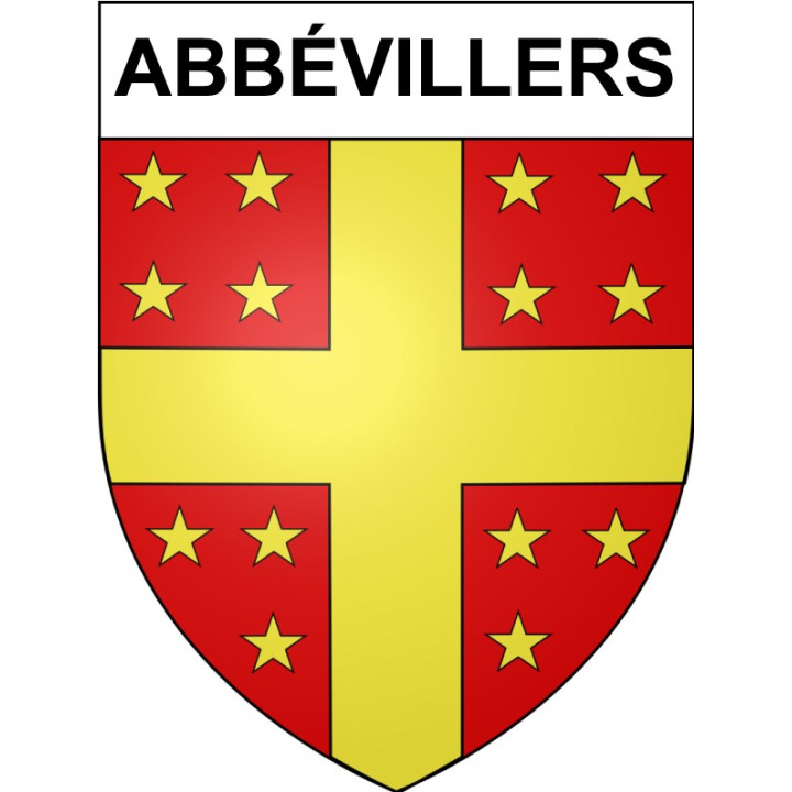 Abbévillers 25 ville Stickers blason autocollant adhésif