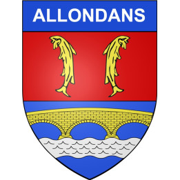 Stickers coat of arms Bazas adhesive sticker