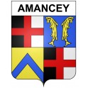 Amancey Sticker wappen, gelsenkirchen, augsburg, klebender aufkleber