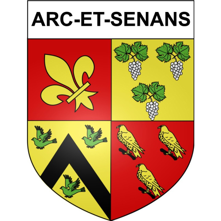 Stickers coat of arms Bazas adhesive sticker