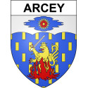 Stickers coat of arms Bazas adhesive sticker