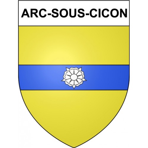 Stickers coat of arms Bazas adhesive sticker