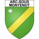 Arc-sous-Montenot 25 ville Stickers blason autocollant adhésif
