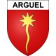 Arguel 25 ville Stickers blason autocollant adhésif