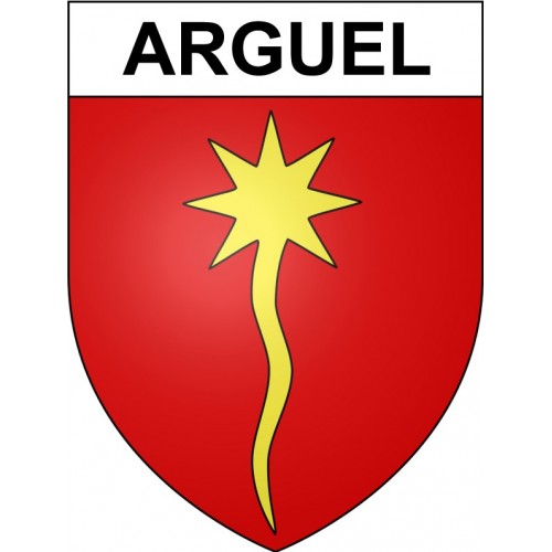 Arguel 25 ville Stickers blason autocollant adhésif