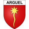 Arguel 25 ville Stickers blason autocollant adhésif
