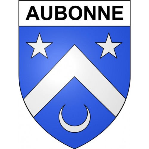 Pegatinas escudo de armas de Bazas adhesivo de la etiqueta engomada