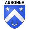 Aubonne 25 ville Stickers blason autocollant adhésif