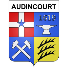 Stickers coat of arms Bazas adhesive sticker