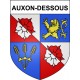Auxon-Dessous 25 ville Stickers blason autocollant adhésif