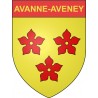 Avanne-Aveney 25 ville Stickers blason autocollant adhésif