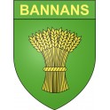 Bannans 25 ville Stickers blason autocollant adhésif