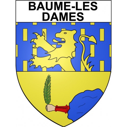 Stickers coat of arms Bazas adhesive sticker