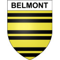 Belmont 25 ville Stickers blason autocollant adhésif