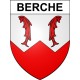 Berche 25 ville Stickers blason autocollant adhésif