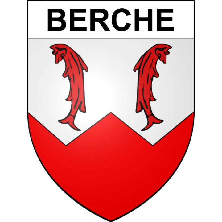 Berche 25 ville Stickers blason autocollant adhésif