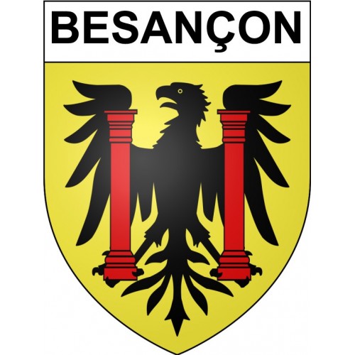 Besançon 25 ville Stickers blason autocollant adhésif